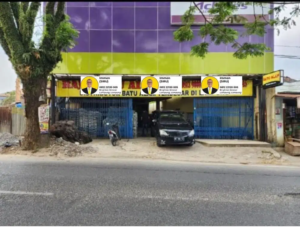Ruko Kios 2 Pintu Gandeng Dijual Di Way Kandis Bandar Lampung
