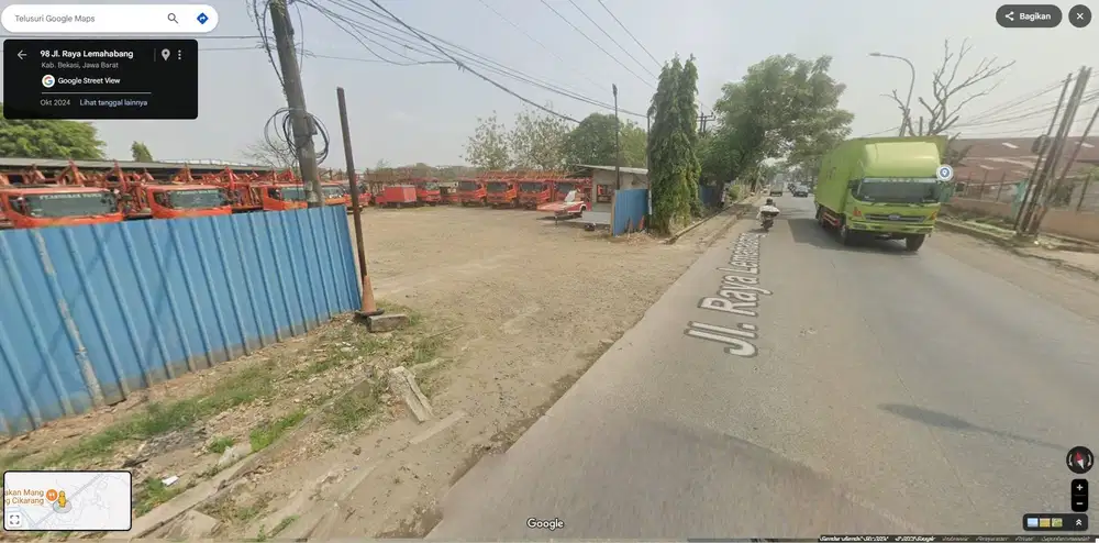 Disewakan Tanah 1,5 Ha 85 rb/m2/thn di Cikarang Bekasi