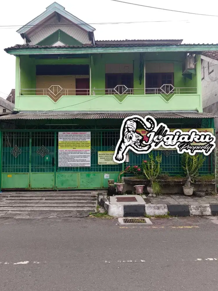 Tanah strategis Bonus bangunan rumah 2 lantai dekat Malioboro & kraton