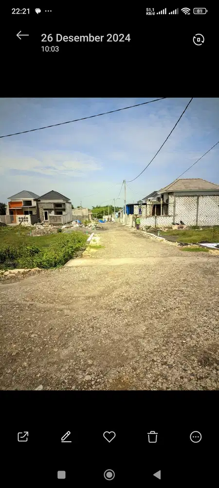 Dijual tanah dekat pasar dan jalan raya harga terjangkau