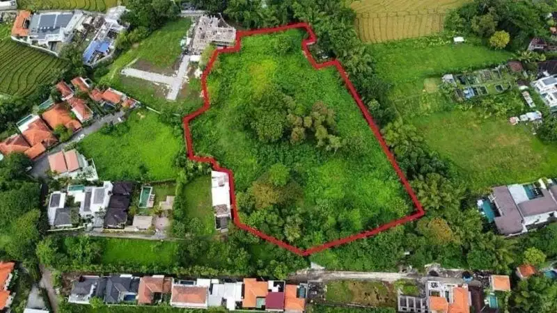 DIJUAL TANAH PERERENAN LUAS 1,5 HEKTAR ZONA KUNING