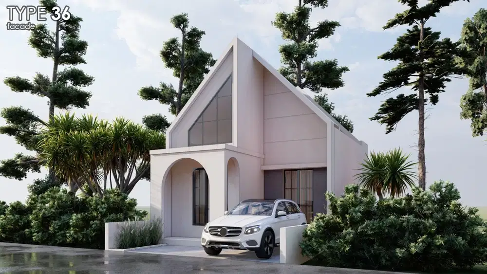 Rumah Cluster, Sisi Jalan Utama, Depok. Dekat ponpes, kantor kelurahan