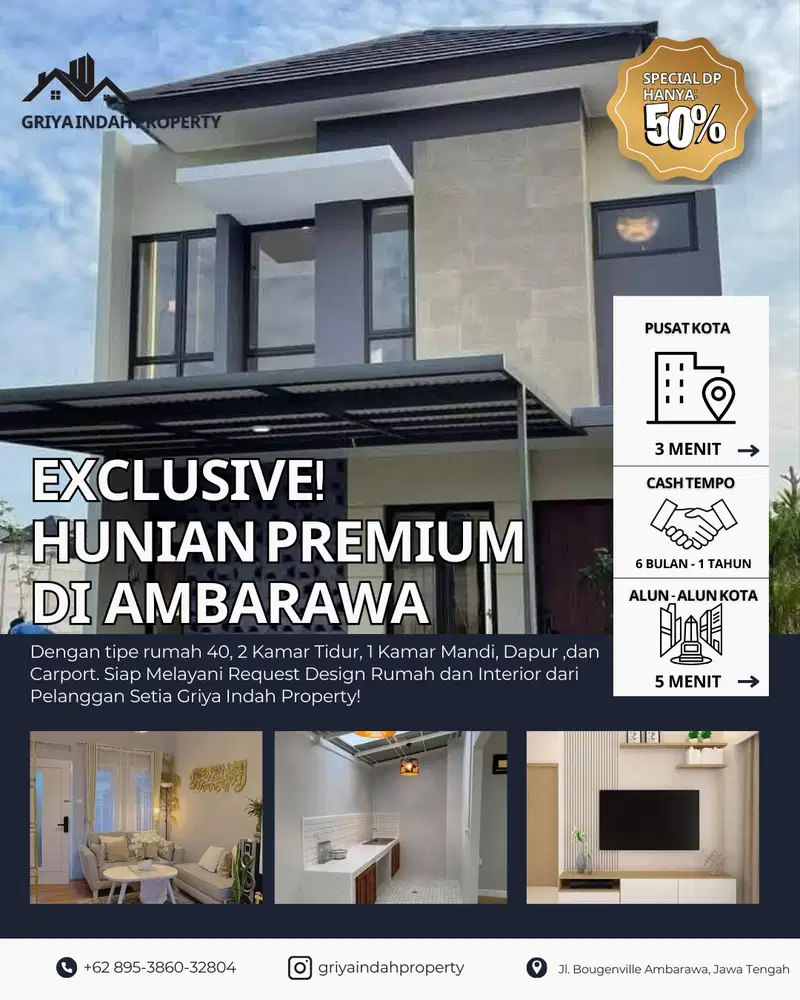 Di Jual Perumahan Tipe 40 Di Ambarawa Jawa Tengah