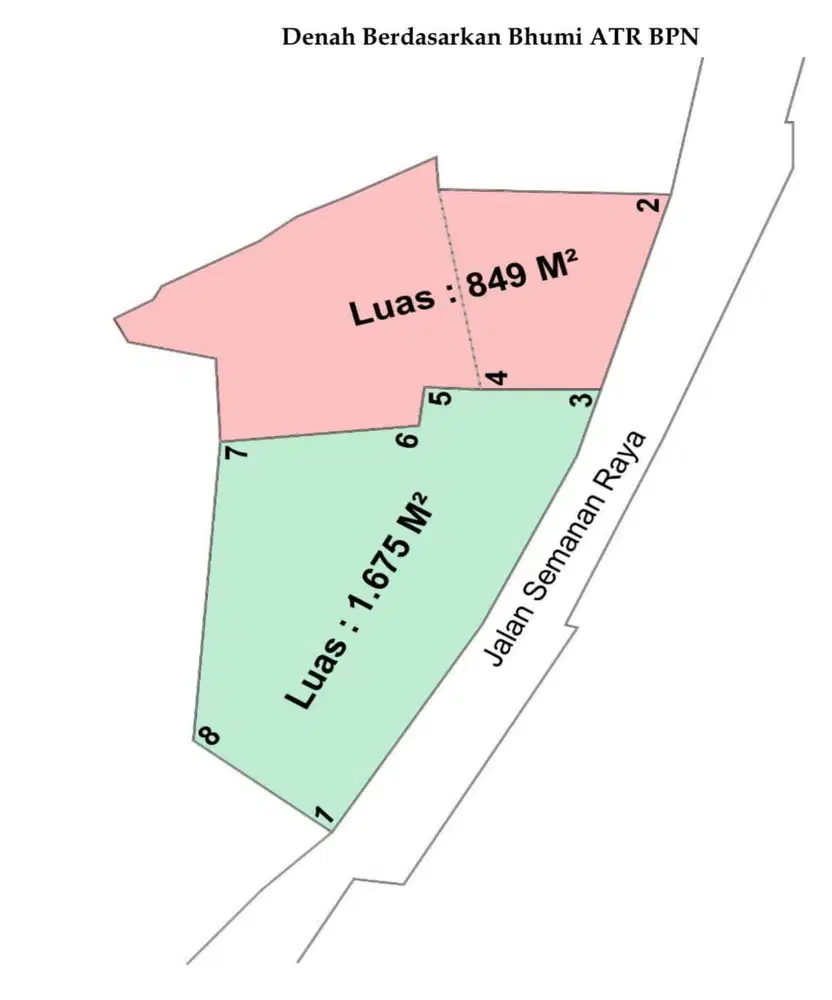 Dijual Cepat Tanah di jalan semanan raya Jakarta barat