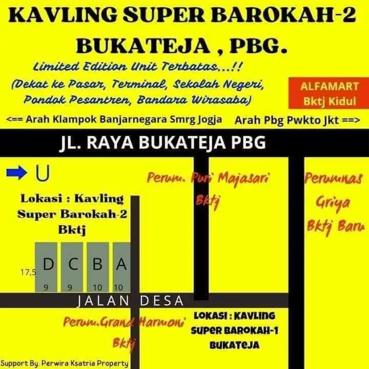 Kavling bukateja purbalingga
