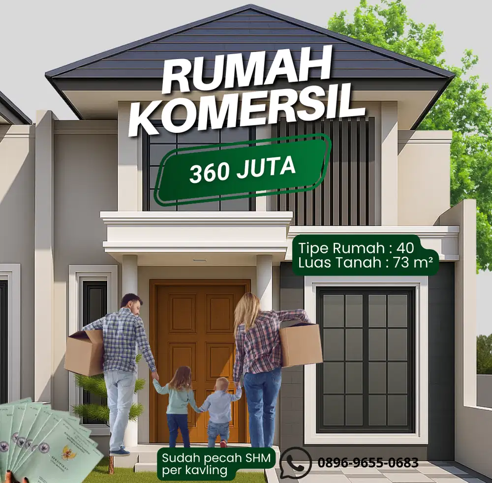 Rumah Nyaman untuk Keluarga Muda di Colomadu - Tipe 40/73m² 360 Juta