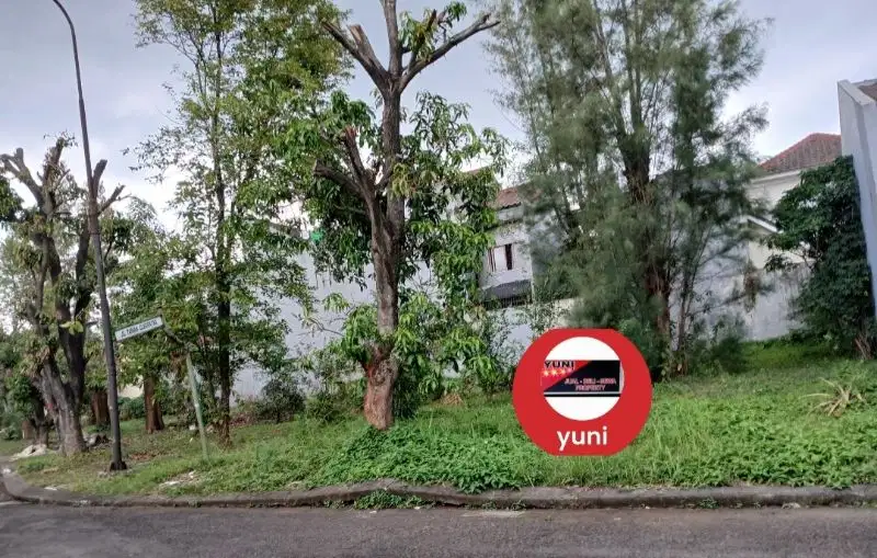 Tanah kavling hoek view taman@Legenda wisata cibubur