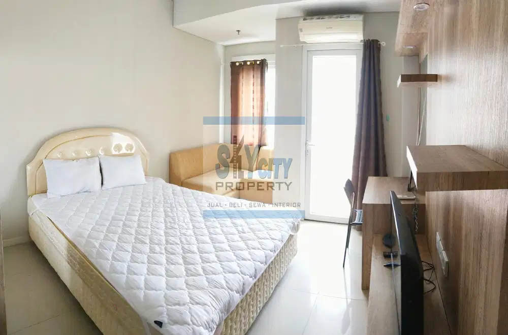 SEWA MURAH STUDIO METROPARK RESIDENCE FULL FURNISHED SIAP HUNI