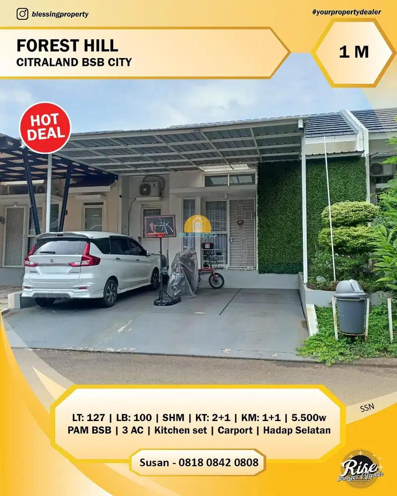 Dijual Murah Rumah bagus di BSB Semarang