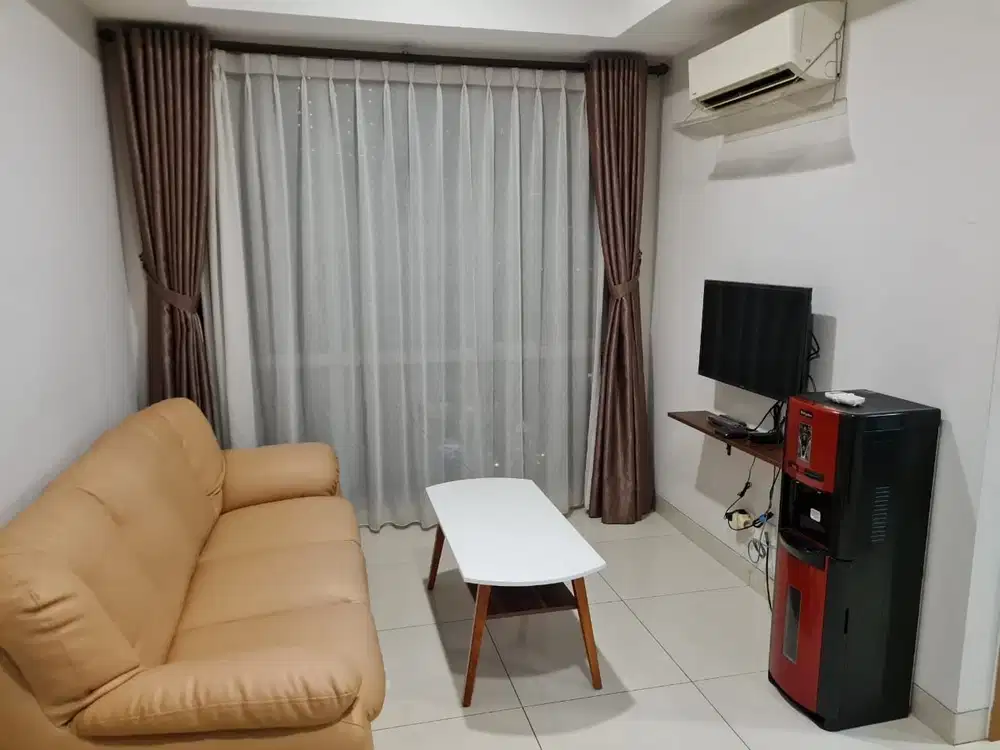 Disewakan Unit Apartemen 2 Kamar Furnished Rapi Siap Huni
