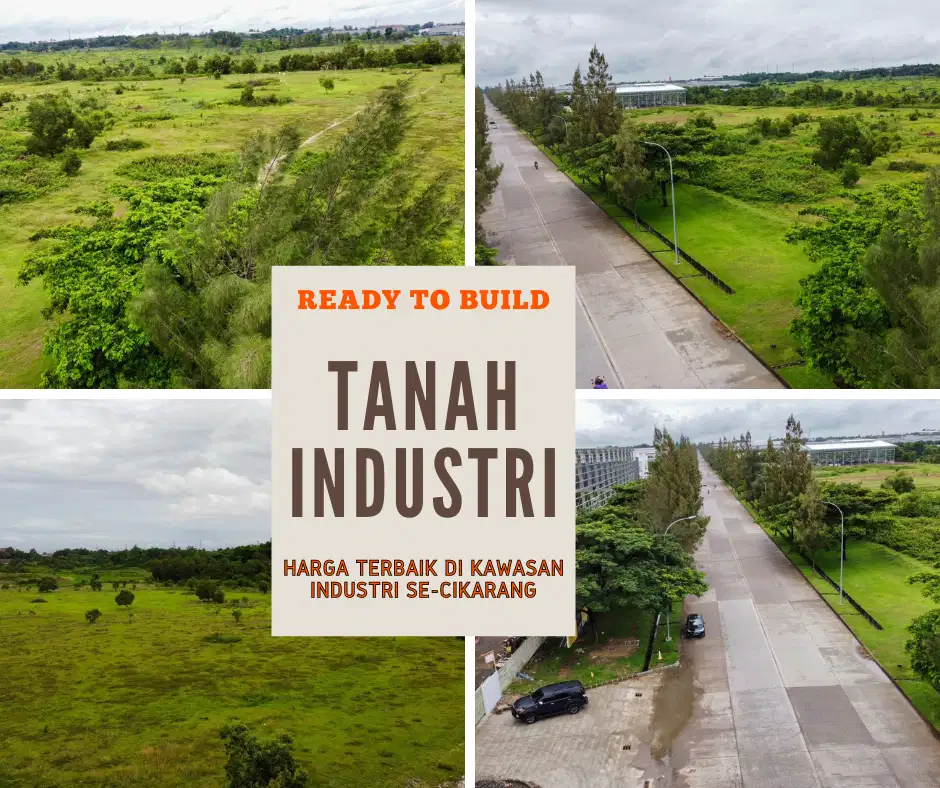 Tanah Murah di Jalan Utama Kawasan Industri Delta Silicon 8 Cikarang