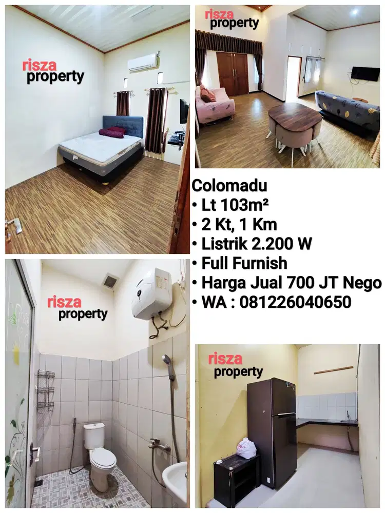 Jual Rumah Full Furnish Area Perum Colomadu, Dekat Alana, Manahan