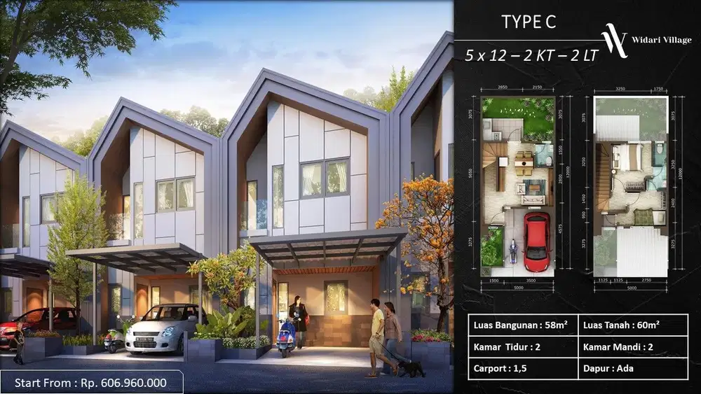 Rumah tanpa DP siap huni SHM Ready dekat BSD SERPONG LEGOK