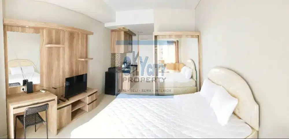 DISEWAKAN METROPARK RESIDENCE STUDIO FULL FURNISHED LENGKAP