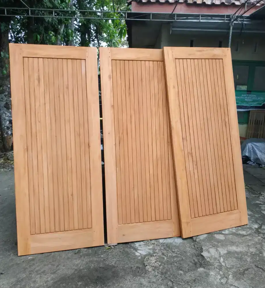 Pintu panel minimalis