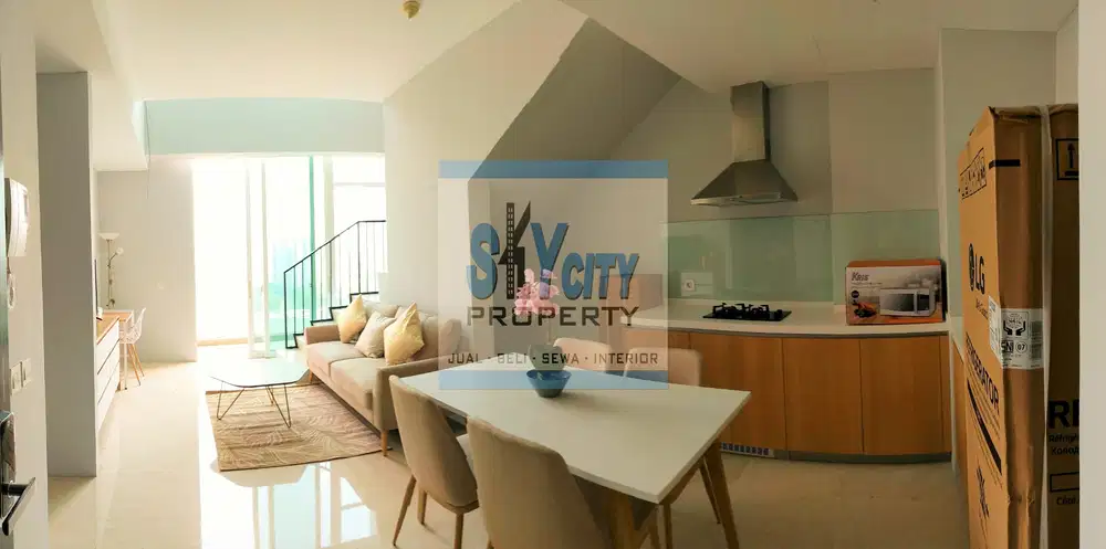 APARTEMEN SATU8 RESIDENCE 2BR FULL FURNISHED BAGUS DISEWAKAN