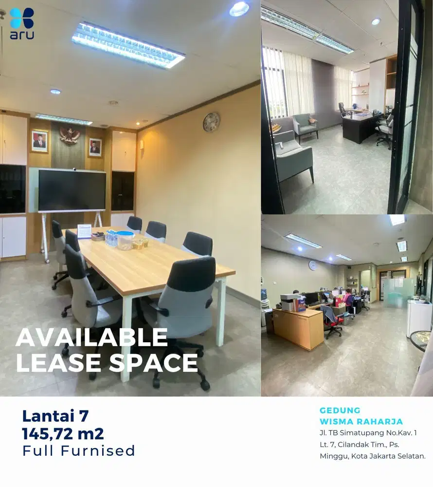 Disewakan Kantor Full furnished all in di TB Simatupang