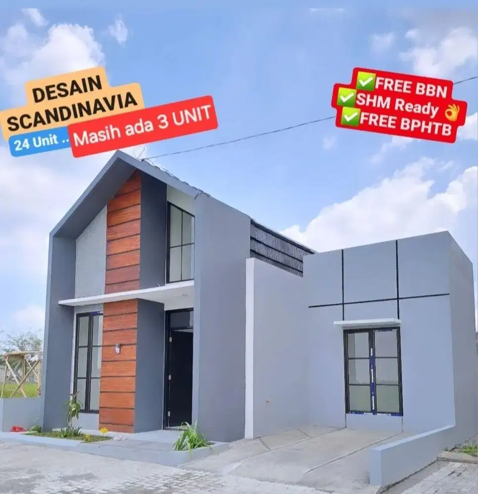 JUAL RUMAH BARU (Pesan - Bangun) 260 JUTA KARTOSURO TYPE 36/60