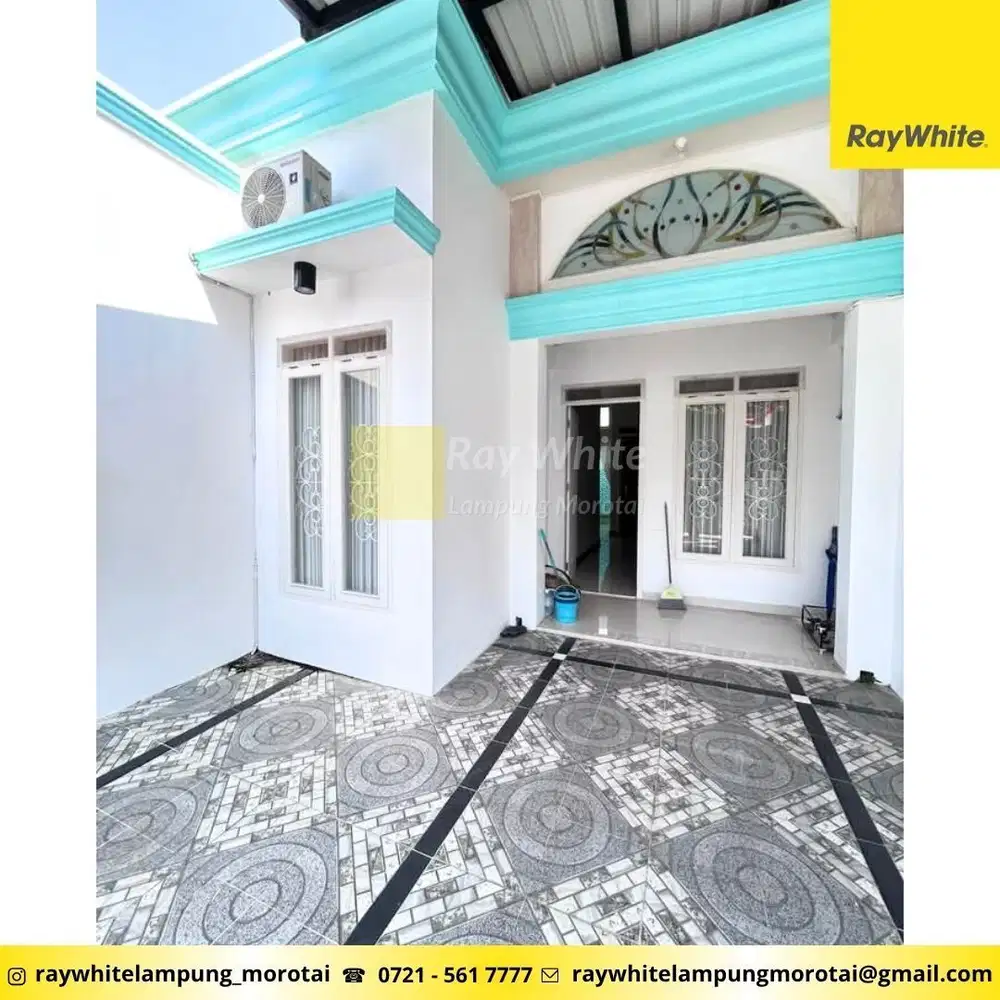 rumah di teluk 118 m2 cut mutia bandar lampung