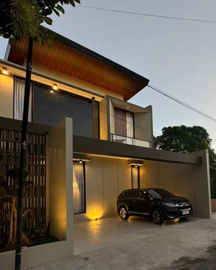 Rumah modern kontemporer di Purwomartani dekat calon Exit toll