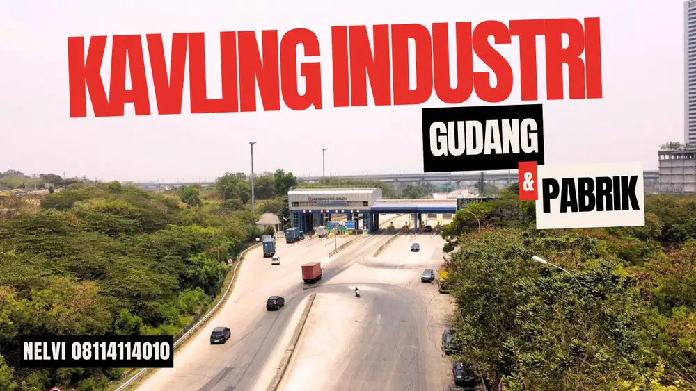 Tanah Murah Luas 4 Ha Siap Bangun Lokasi Jalan Utama Delta Silicon 8