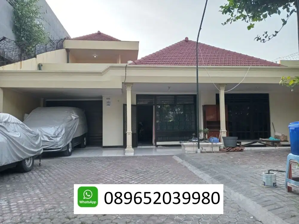 Rumah LT 380m2 LB 374 m2 daerah Perak Barat - Krembangan - Surabaya