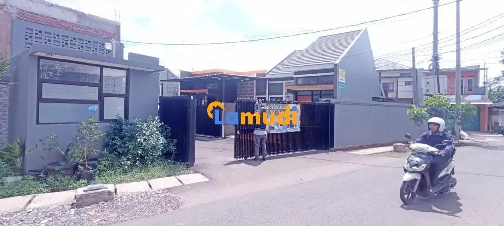 Rumah baru siap huni  ada dek, cluster, Bambu Apus,Cipayung, Jakarta.