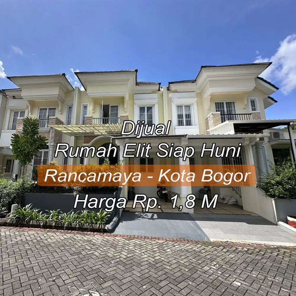 Dijual Cepat Rumah Modern Type Europe di Rancamaya Cluster Summit.