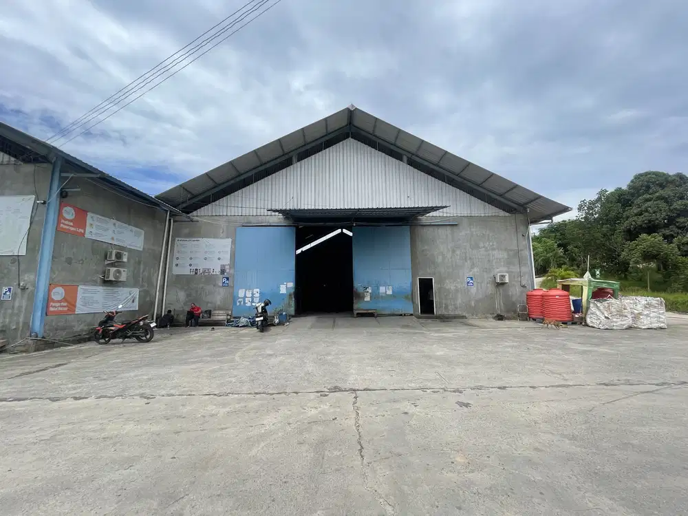 Sewa gudang Balikpapan luas 500 dan murah