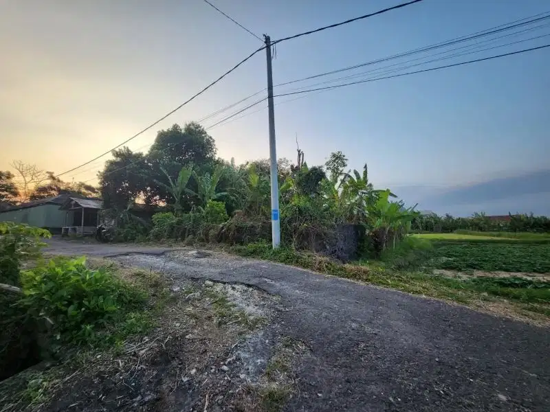 Tanah full view laut, lingkungan villa mewah, sudah tembok keliling