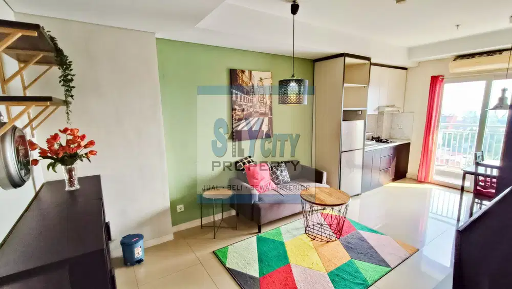 DISEWAKAN 2 BR FULL FURNISHED LENGKAP METRO PARK RESIDENCE SIAP HUNI