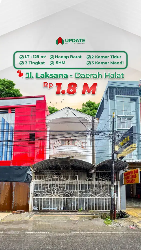 RUMAH JALAN LAKSANA - DAERAH HALAT