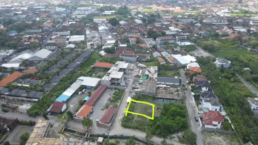 Tanah Komersil di Komplek Villa Kuta Family Kerobokan