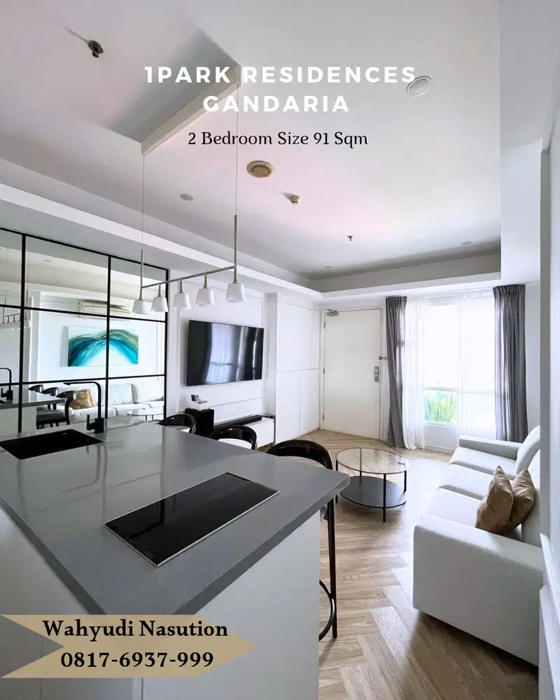 Disewakan Apartemen 1Park Residences Special Unit 2 Bedroom