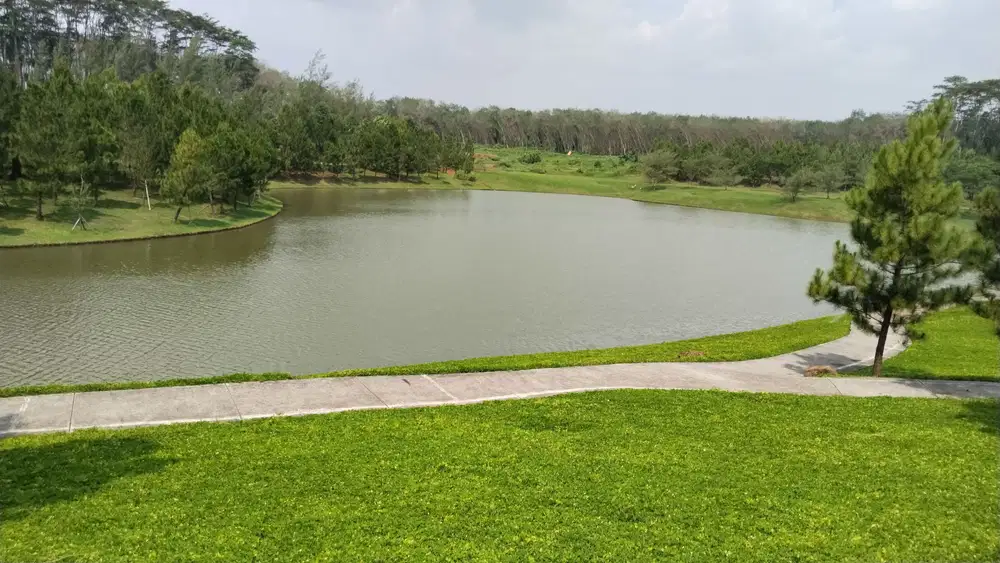 Rumah dengan danau di halaman belakang, serasa milik sendiri
