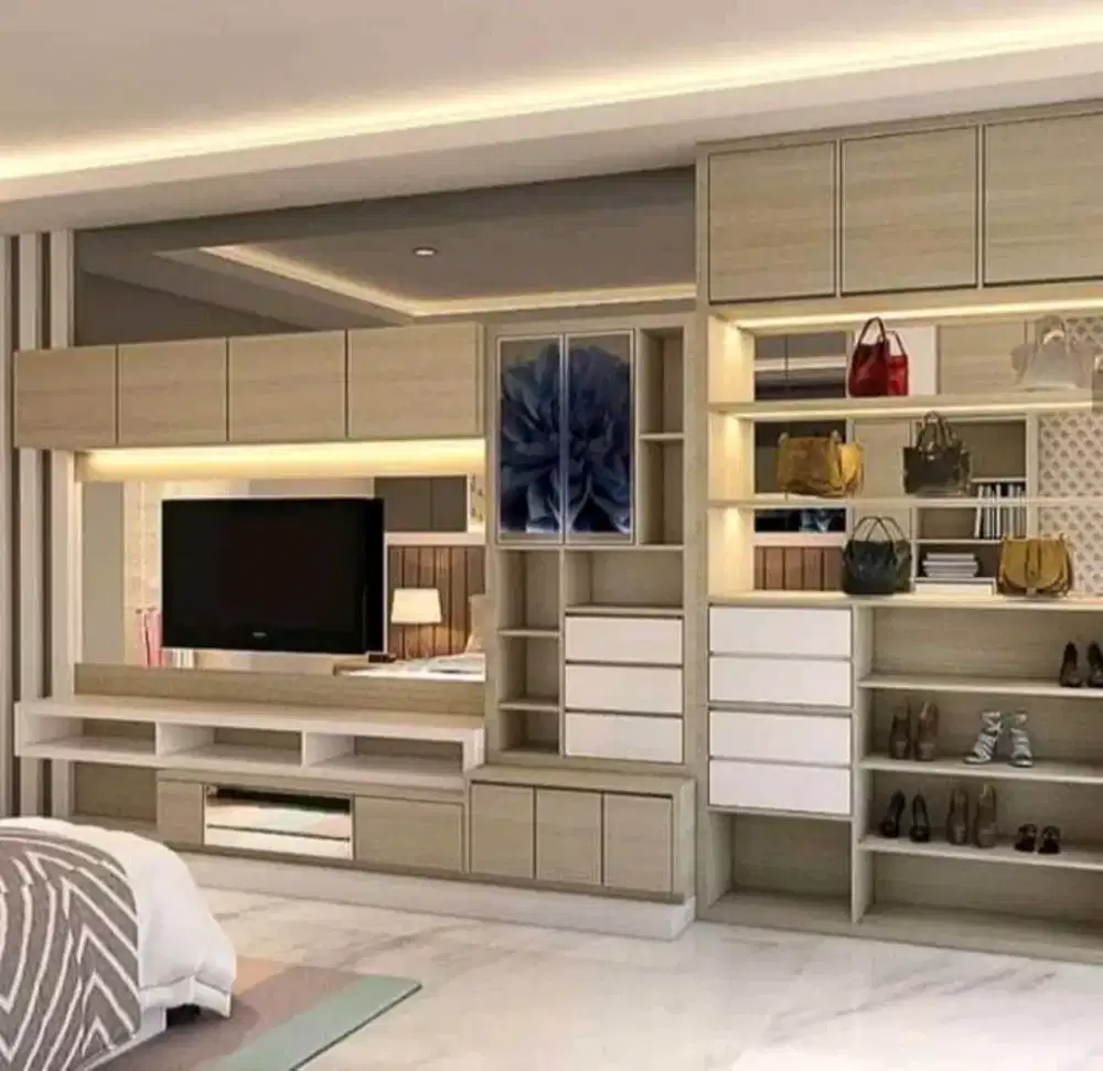 Backdrop tv minimalis