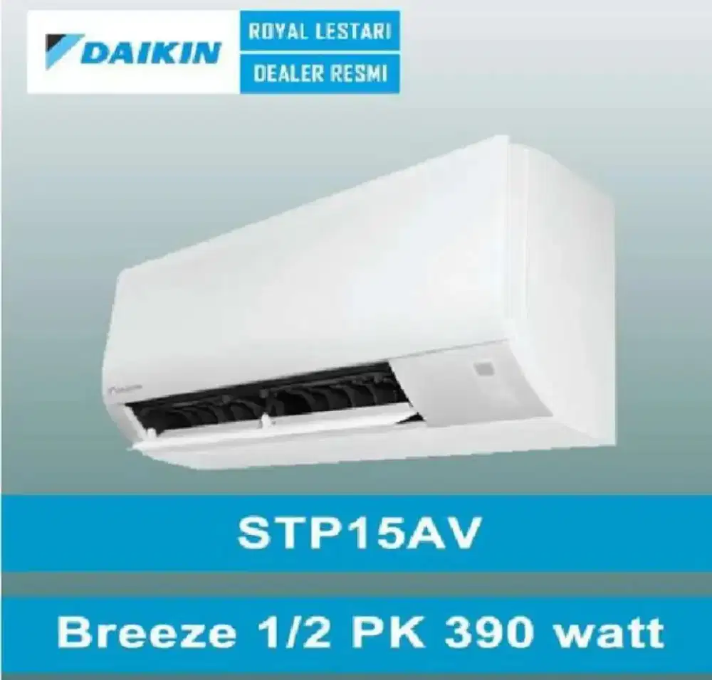 TERMURAH AC DAIKIN 1/2 PK SIAP PASANG GARANSI RESMI 3 TAHUN BARU SEGEL