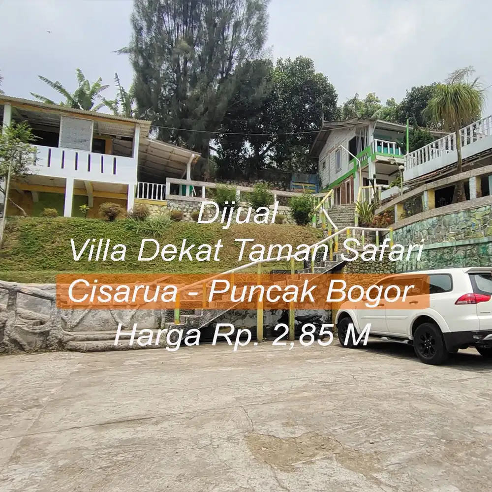 Dijual Villa dingin dekat Sekali Taman Safari,Pas yang Ingin Investasi