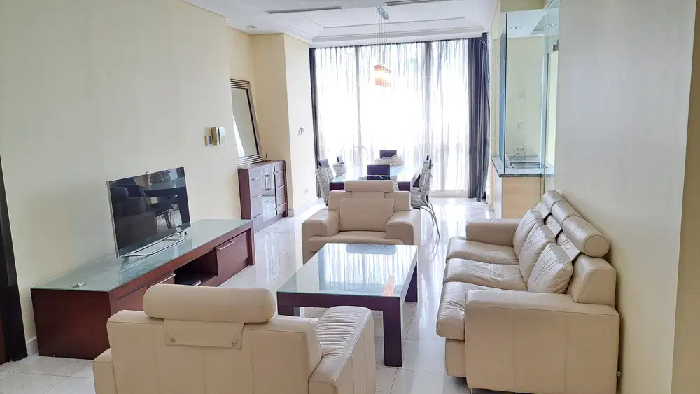 Apartemen The Peak Sudirman, Tower Renais, 159m2, SHM, Full Furnish