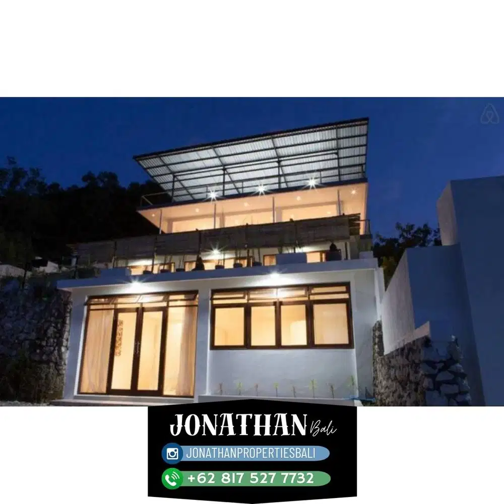 Dijual – Vila Pemandangan Laut di Padang-Padang