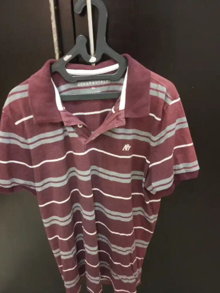 Polo coklat aeropostale size xl