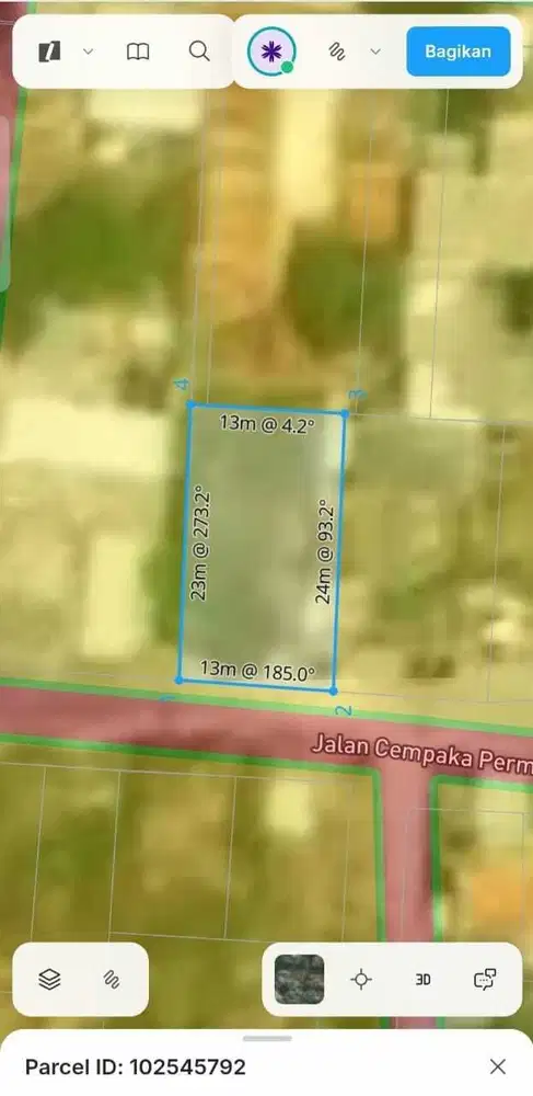 Tanah Strategis 300m2 Dekat Gatsu Barat Denpasar