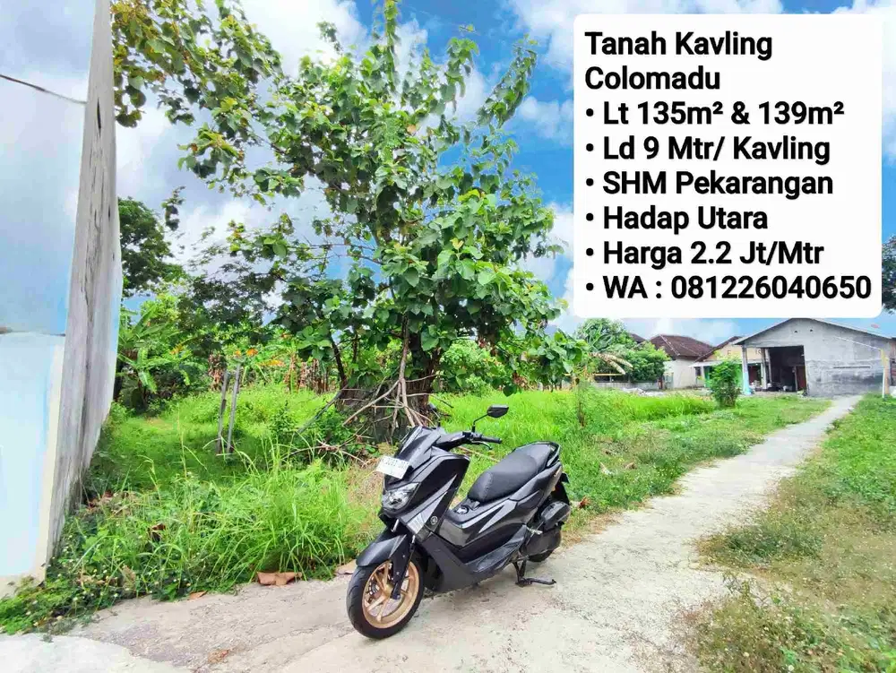 Jual Tanah Siap Bangun Area Colomadu, Dekat Alana, Kampus Akfis