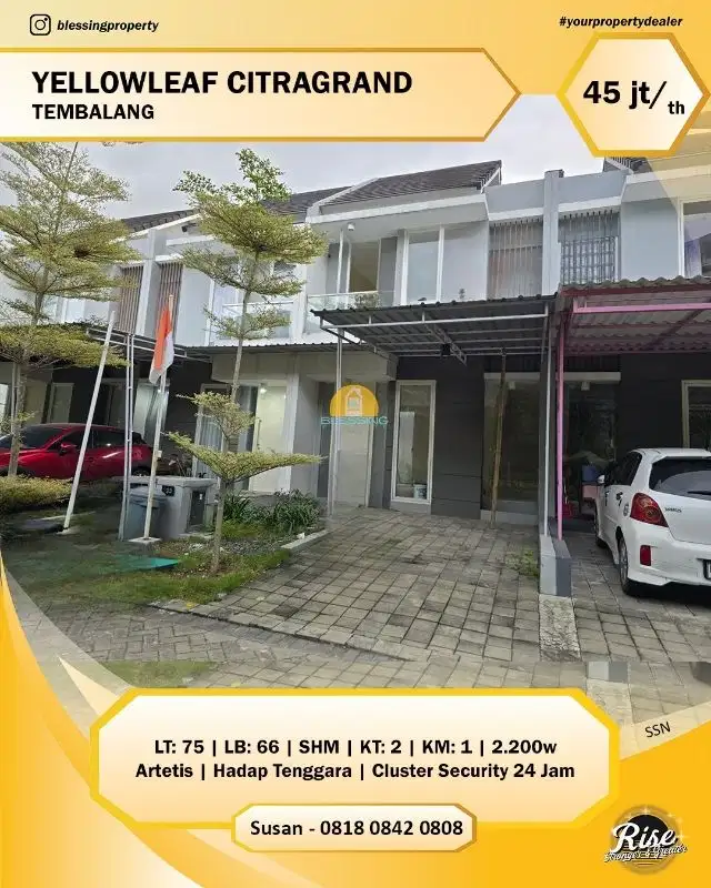 rumah siap huni di perumahan Citragrand Tembalang