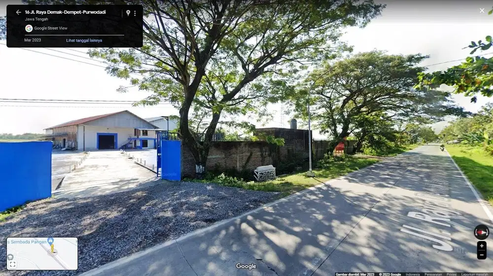 Dijual Pabrik beras / selep masih aktif Kabupaten Demak luas 7022 (dibawah harga appraisal)