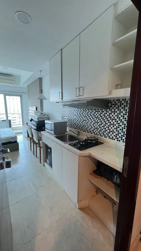 Apartemen capitol park studio furnish jual