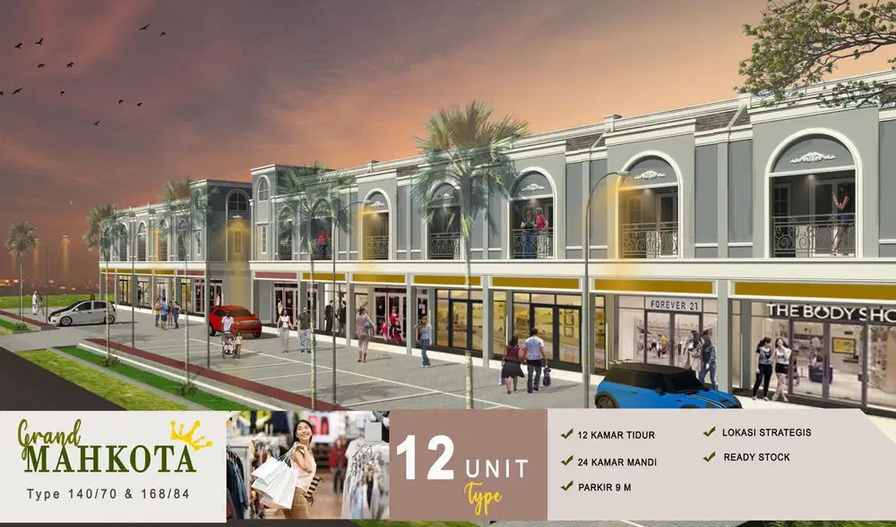 Ruko di jual di Lamongan  Tengah Kota, Jl Seokarno Hatta Lamongan