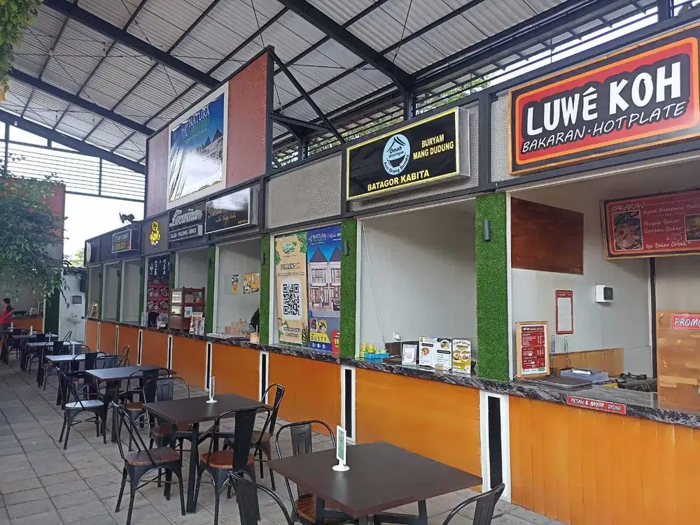 Disewakan stand makanan berat Lokasi strategis