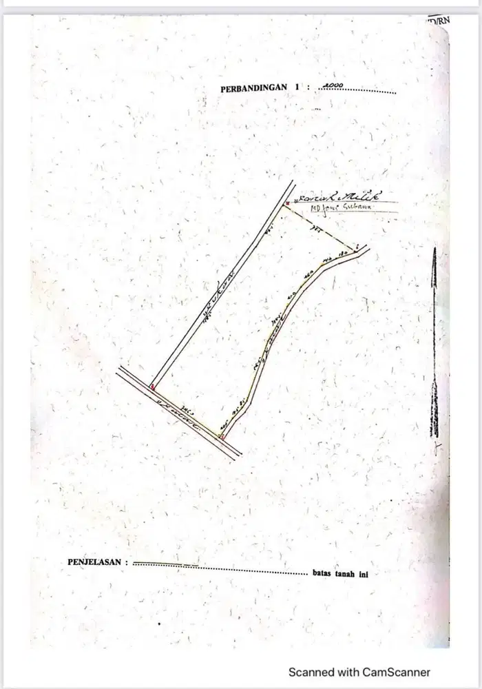 Tanah Strategis 100 Meter ke Pantai