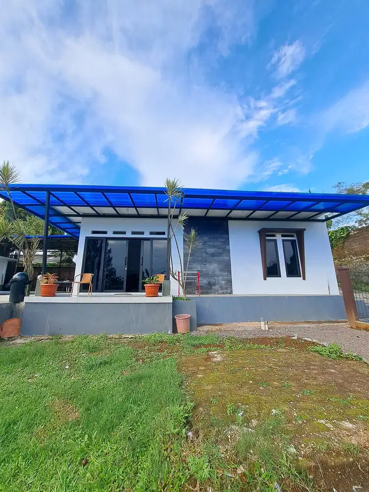 Villa baru di puncak Bogor view pergunungan